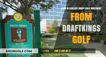 Fantasy Draft Golf vs. DraftKings Golf: Key Differences Explained