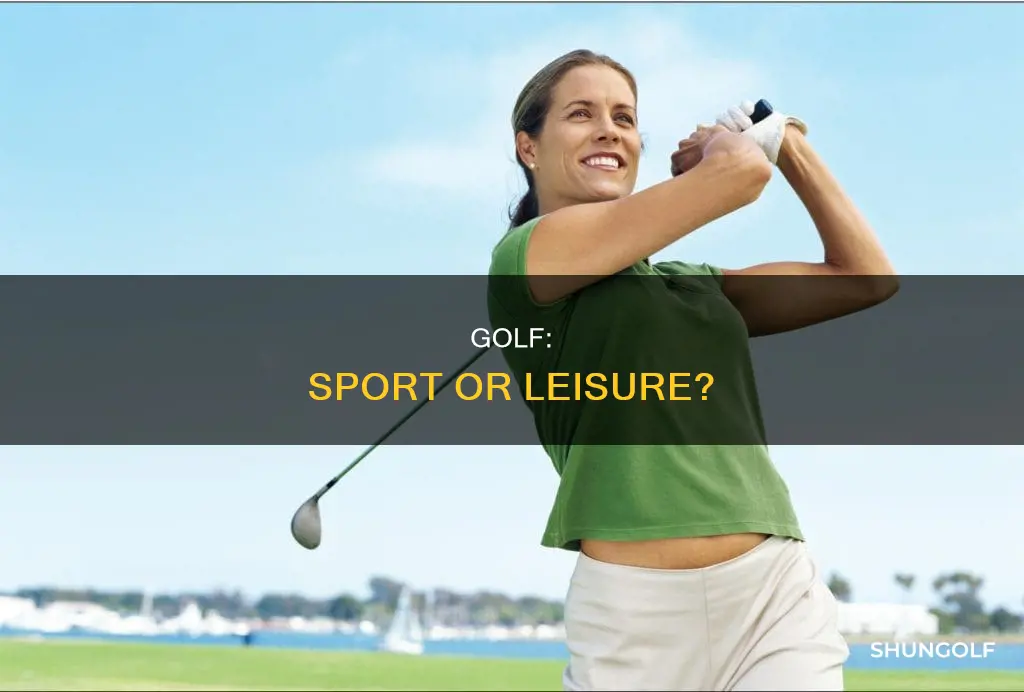 how is golf a sport