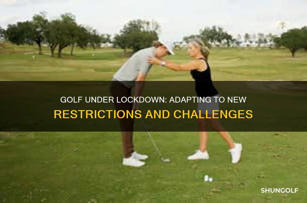how is golf affected by new lockdown