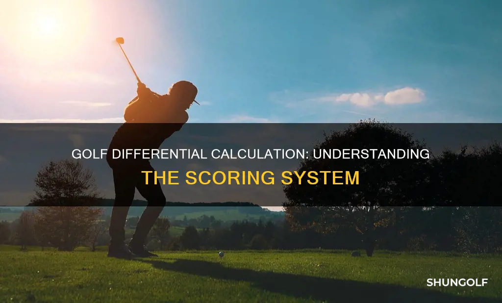 how is golf differential calculated