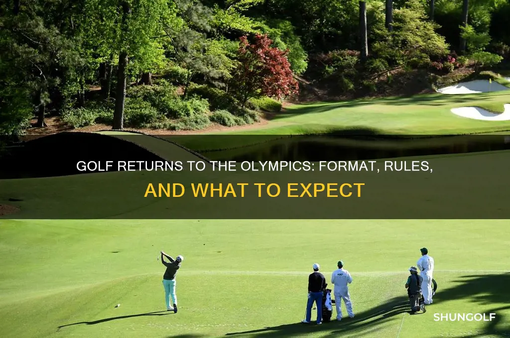 how is golf in the olympics going to work