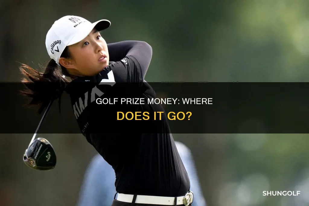 how is golf prize money distributed