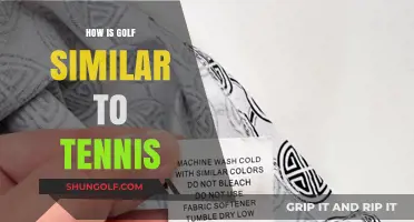 Golf and Tennis: Similar Swings, Different Balls