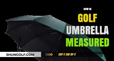 Golf Umbrella Sizing: A Guide to Measurements