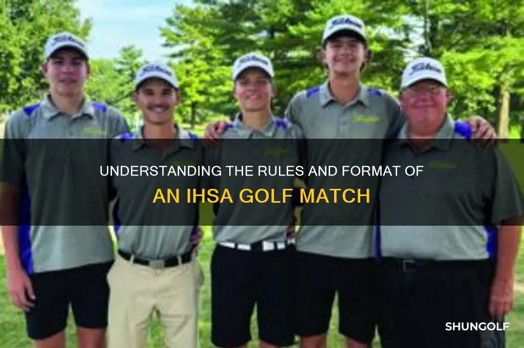 how is ihsa golf match played