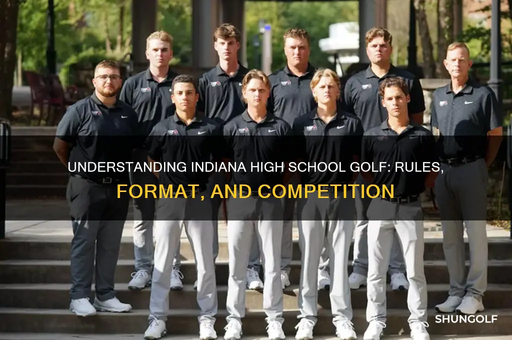 how is indiana high school golf played