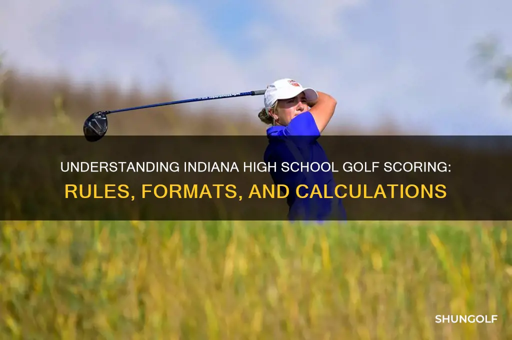 how is indiana high school golf scored
