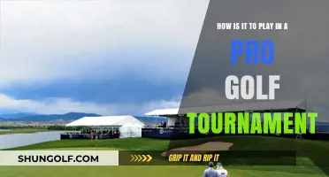 Experiencing the Pressure and Prestige of a Pro Golf Tournament