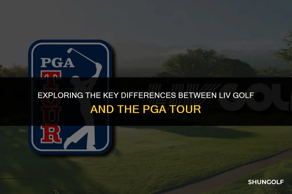 how is liv golf different from pgl