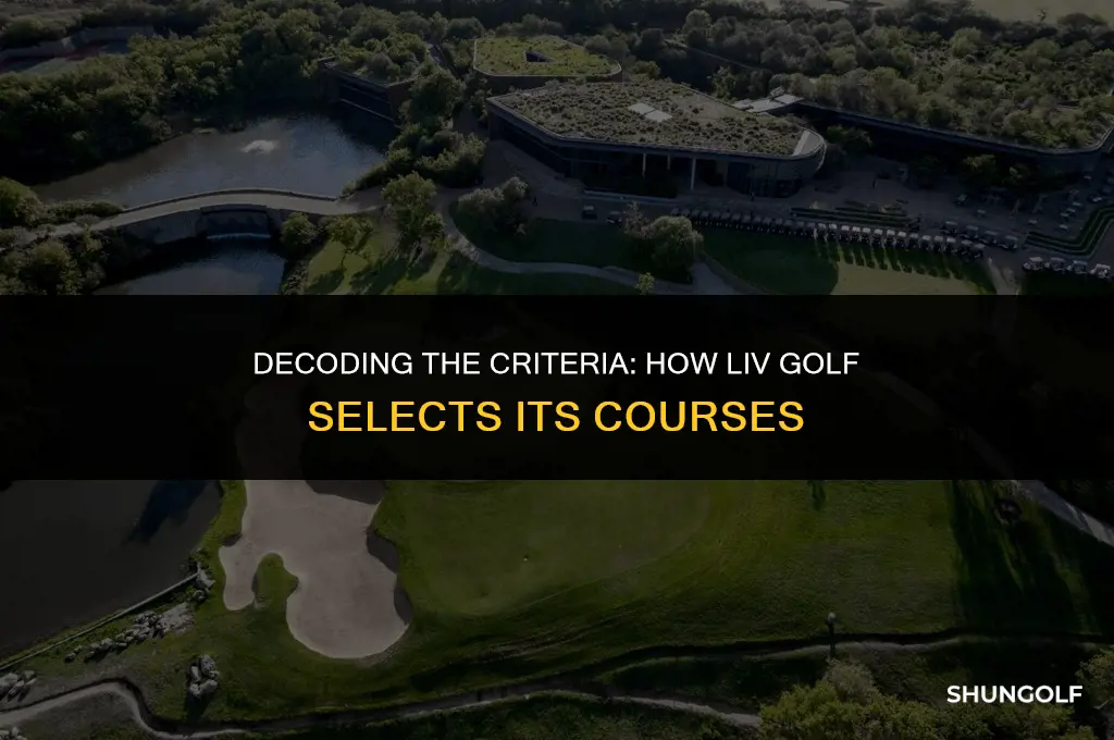 how is liv golf field determined