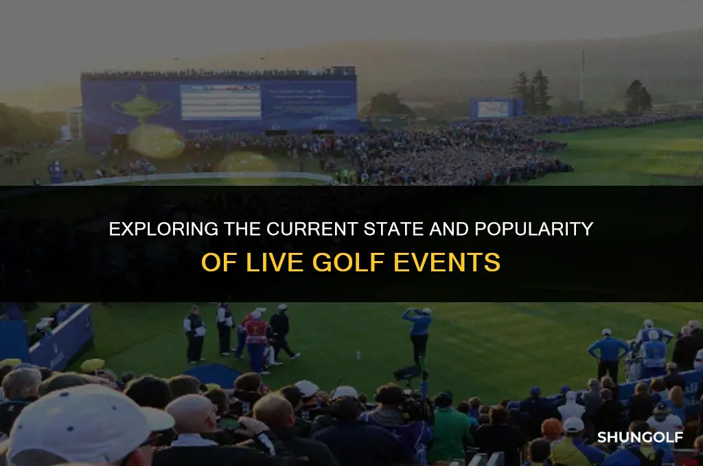 how is live golf doing