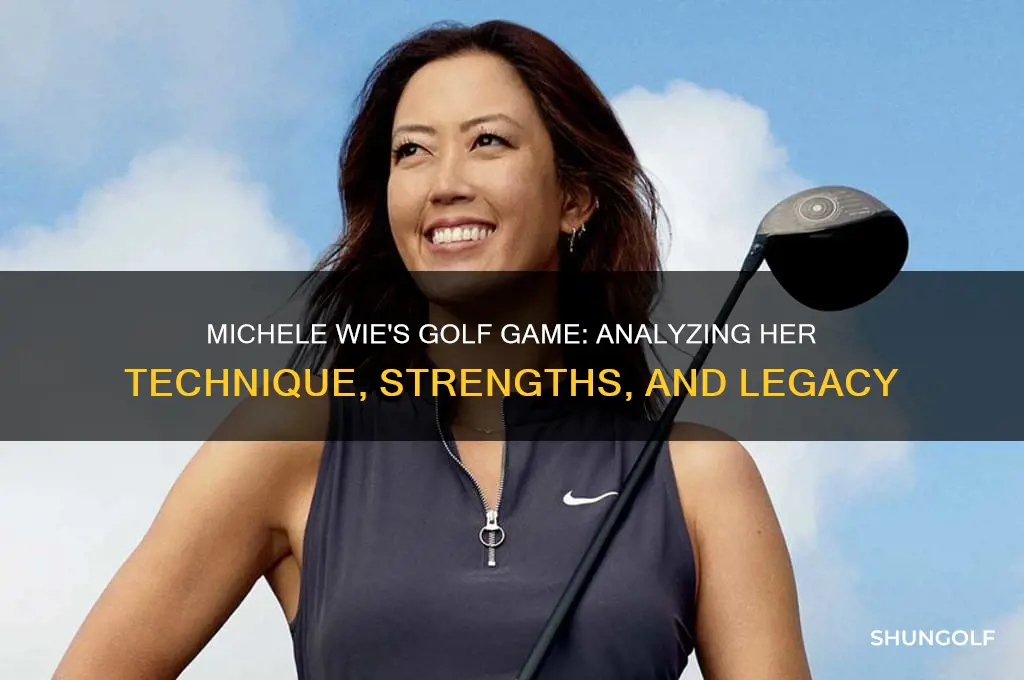 how is michele wie golf game
