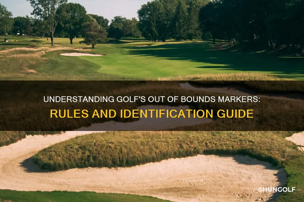 how is out of bounds marked in golf
