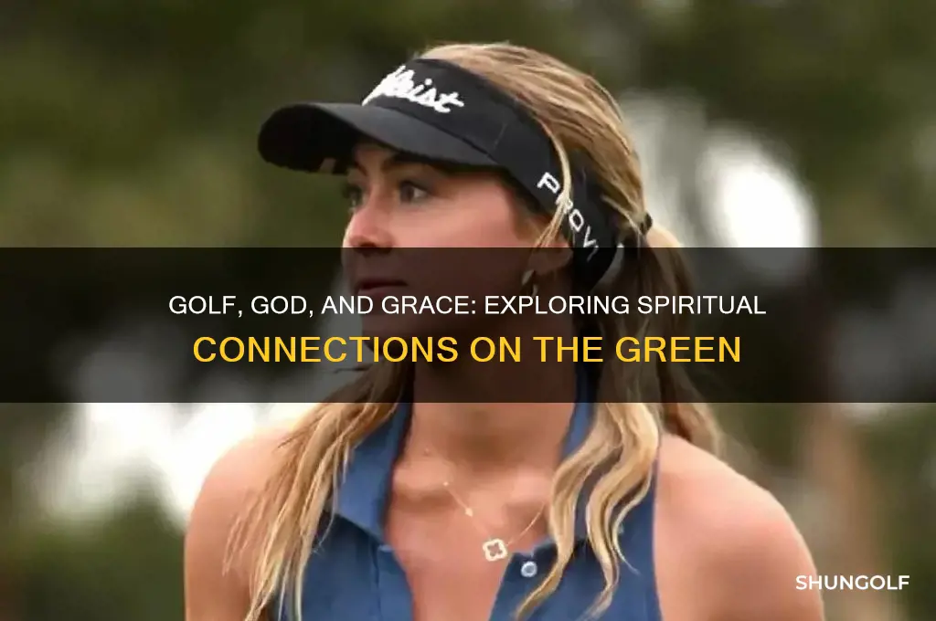 how is playing golf related to god and religion