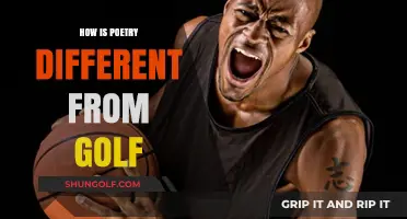 Golf vs Poetry: A Creative Contrast