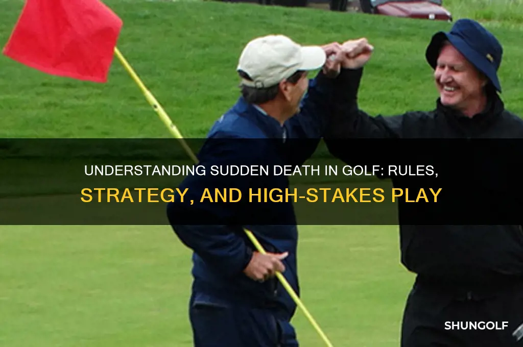 how is sudden death played in golf