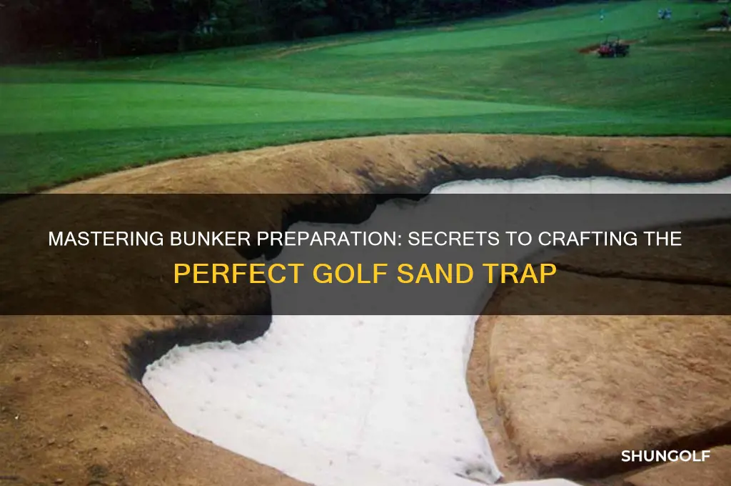 how is the best bunker on a golf course prepared