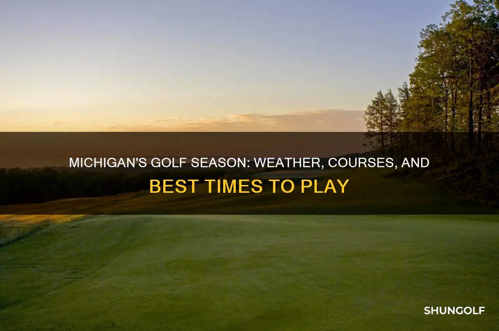 how is the golf season in michigan