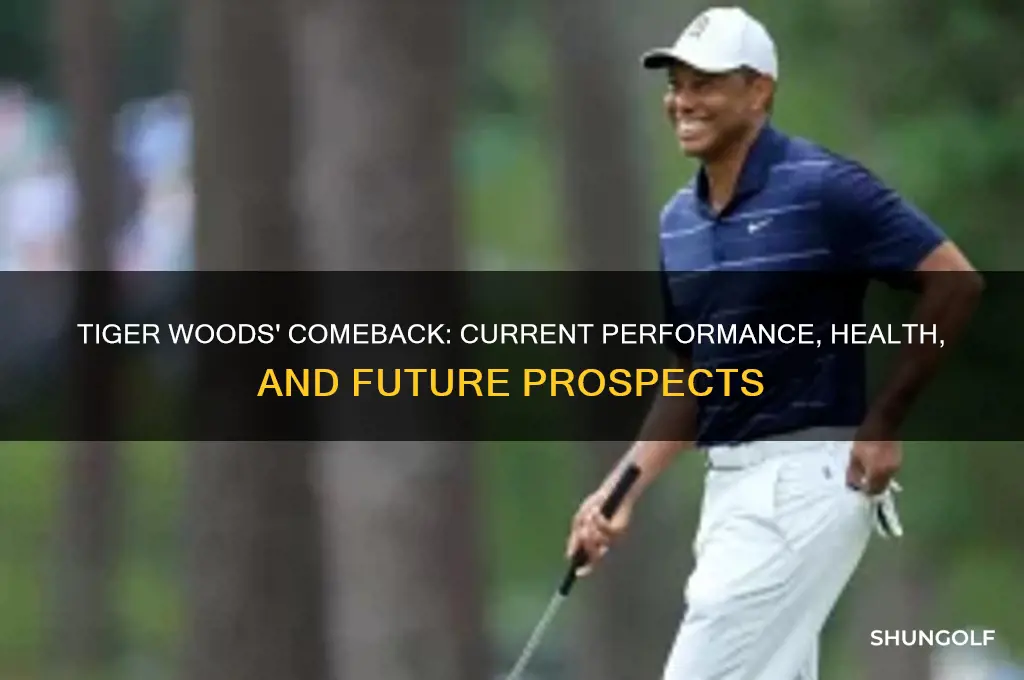 how is the golfer tiger woods doing