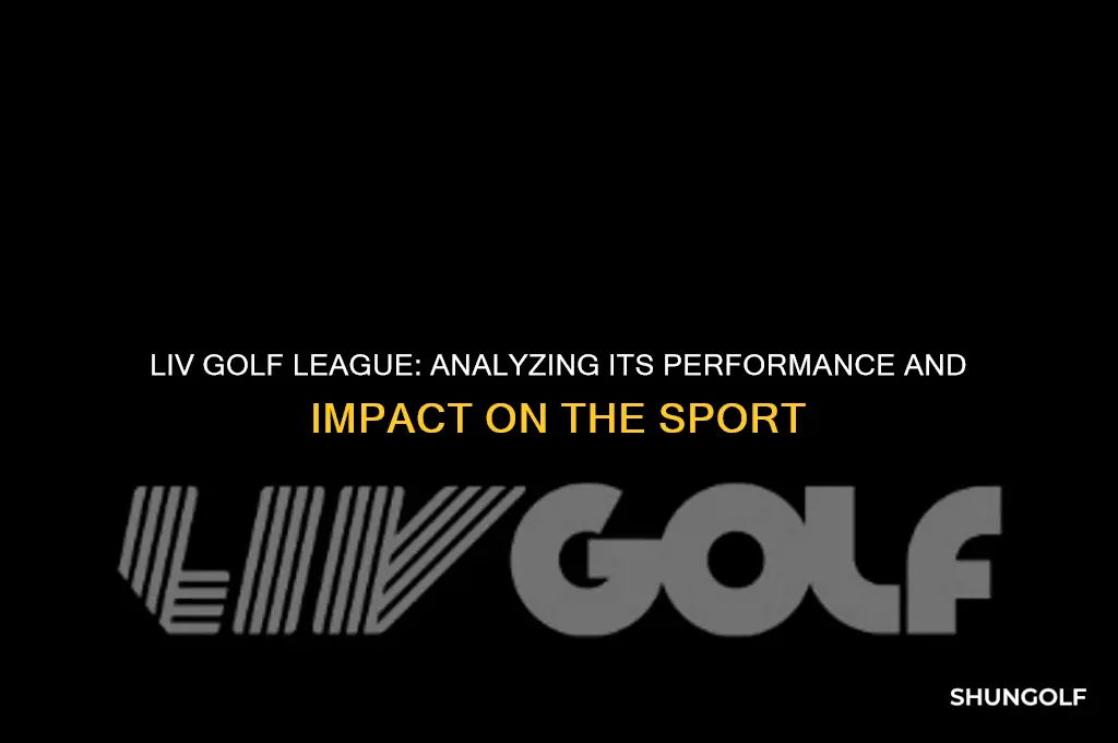 how is the liv golf league doing