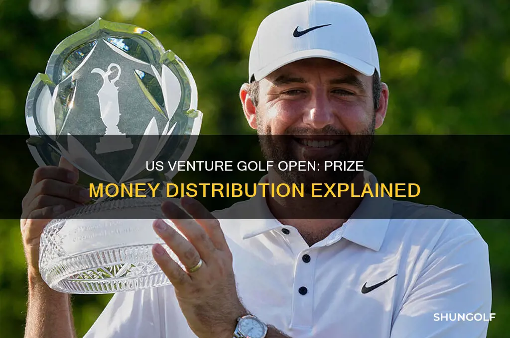 how is the us venture golf open money distributed