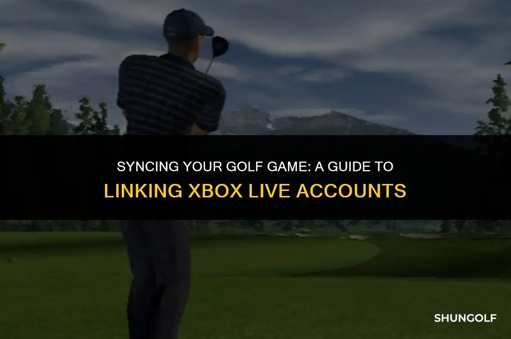 how is the xbox live golf account linked