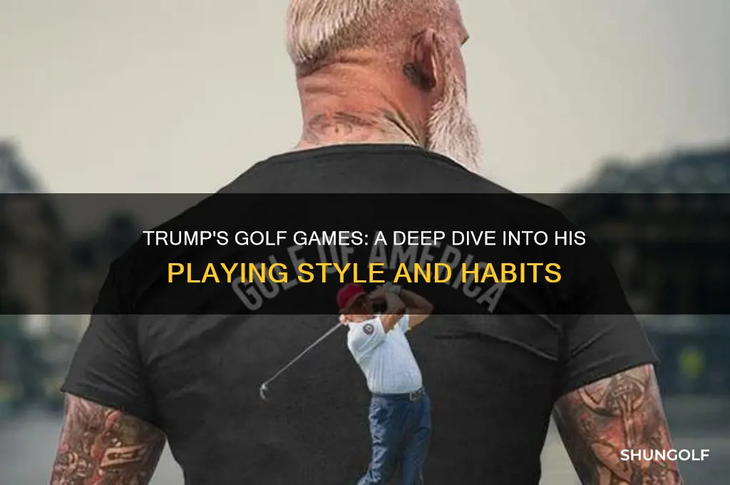 how is trump golf games