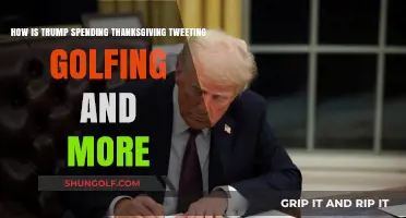 Trump's Thanksgiving: Tweeting, Golfing, and Stirring Controversy Amid Holiday Calm