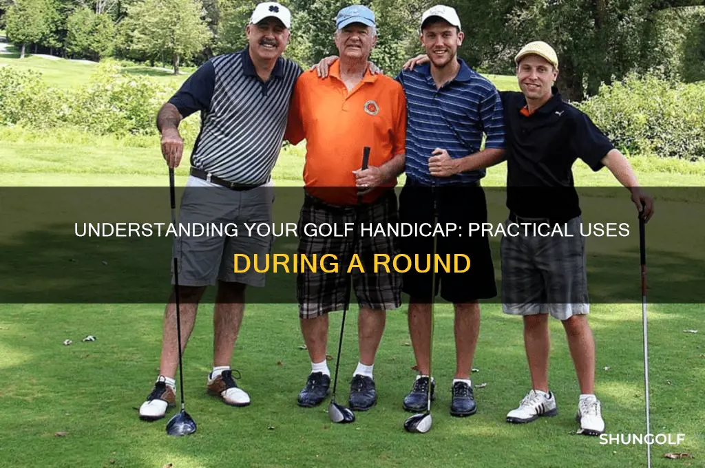how is your handicap in golf used during a round