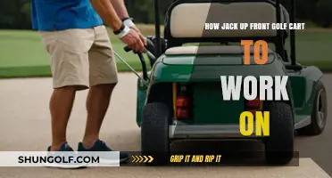 How to Safely Jack Up a Front Golf Cart for Repairs