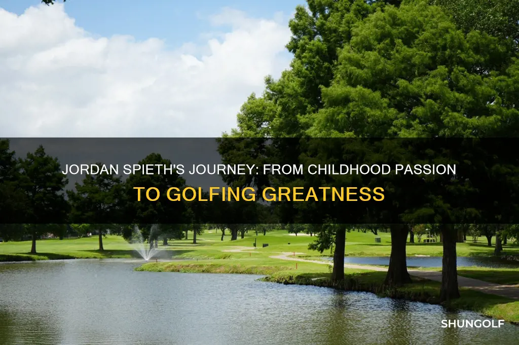 how jordan spieth started playing golf