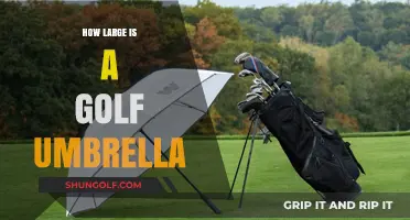 Golf Umbrella Size: How Big Are They?