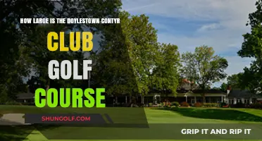 Exploring the Size of Doylestown Country Club's Golf Course