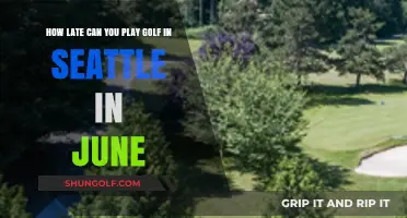 June Golf in Seattle: Maximizing Late Tee Times and Twilight Play