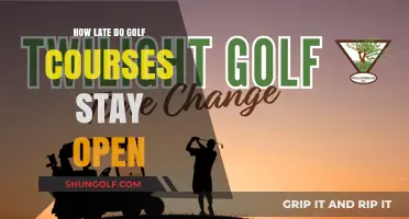 Tee Time Twilight: Exploring Golf Course Closing Hours and Night Play