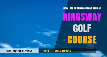 Kingsway Golf Course Driving Range Hours: Late-Night Practice Times