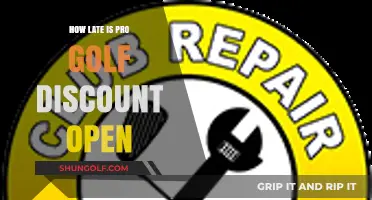 Pro Golf Discount Hours: When Does It Close Late?