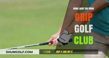 Mastering the Grip: How Lightly Do Pro Golfers Hold Their Clubs?