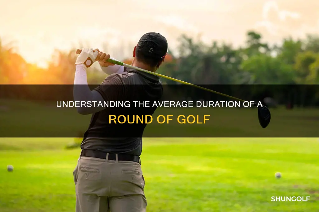 how ling does a round of golf take
