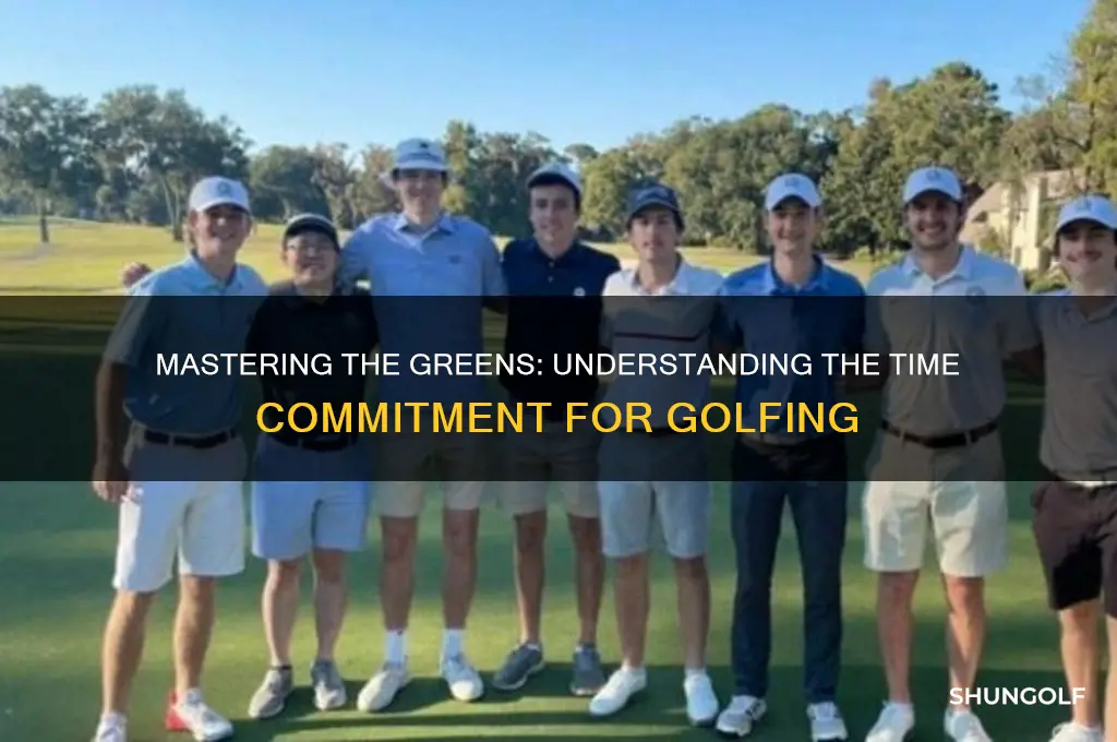 how log does it take to golf