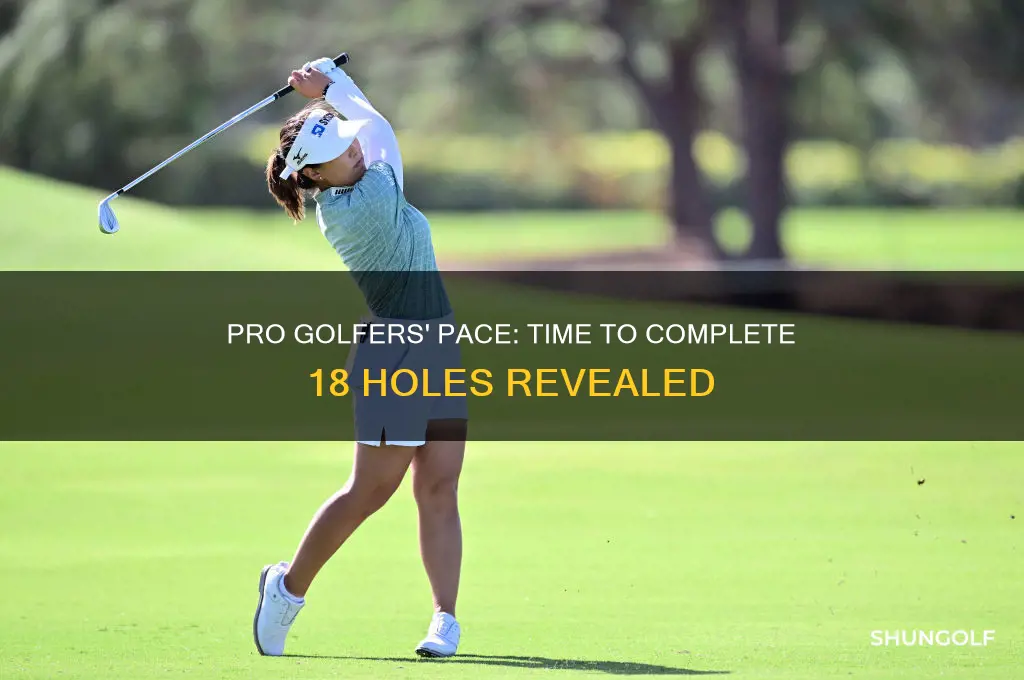 how long 2 pros to play 18 holes of golf