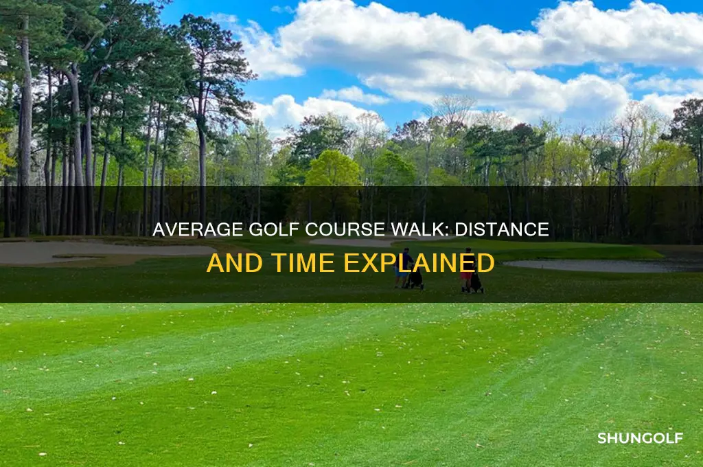 how long a walk is the average golf course