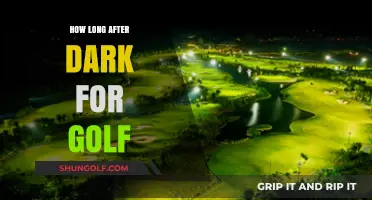 Evening Golf: When to Stop Playing?
