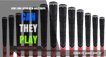 When Can You Play After Installing New Golf Grips?