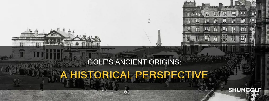how long ago did golf originate
