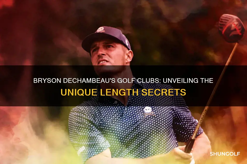 how long are bryson dechambeau golf clubs