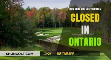 Ontario Golf Course Closures: Understanding Seasonal Shutdown Durations