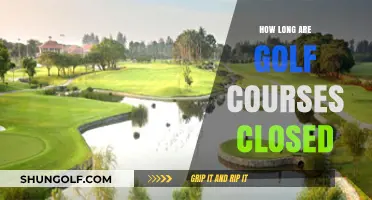 Understanding Golf Course Closure Durations: Factors and Typical Timeframes