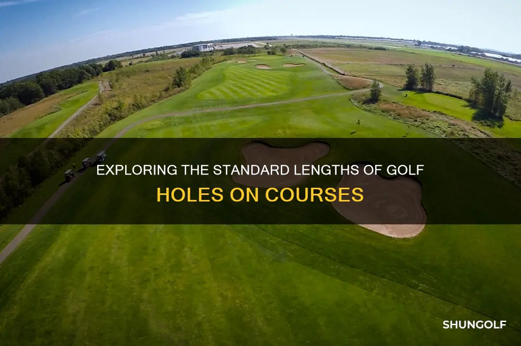 how long are golf holes