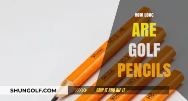Golf Pencils: Their Standard Length and Why